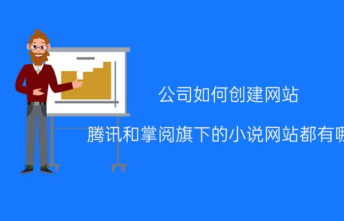 公司如何创建网站 腾讯和掌阅旗下的小说网站都有哪些？